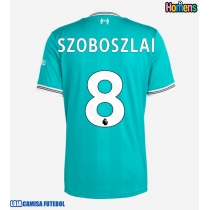 Camisa de Futebol Liverpool Dominik Szoboszlai #8 Equipamento Alternativo 2025-26 Manga Curta